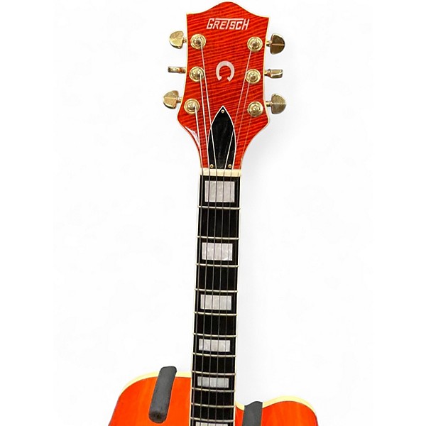 Used 2010s Gretsch Guitars G6120 Chet Atkins Signature Orange Hollow Body Electric Guitar