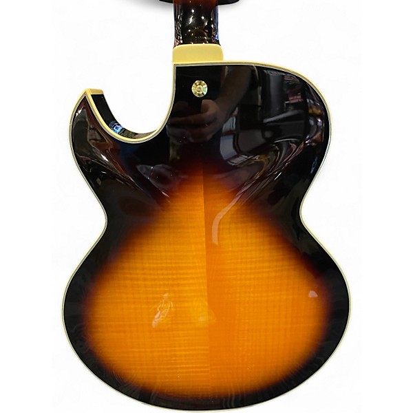 Used 2025 Ibanez LGB300 George Benson Signature 2 Tone Sunburst Hollow Body Electric Guitar