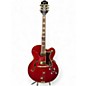 Used 2023 Epiphone BROADWAY Trans Crimson Red Acoustic Electric Guitar thumbnail