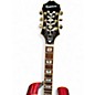 Used 2023 Epiphone BROADWAY Trans Crimson Red Acoustic Electric Guitar