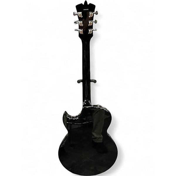 Used 2019 Eastwood ROCKER BOX II BLACK AND ORANGE Hollow Body Electric Guitar