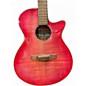 Used Ibanez AEG70 Pink Burst Acoustic Electric Guitar