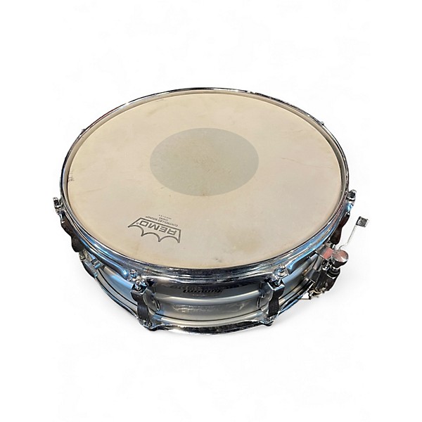Vintage 1970s Ludwig 14X5 Acrolite Snare Brushed aluminium Drum