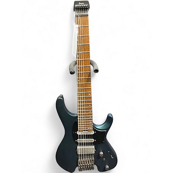 Used Ibanez Q547 Blue Chameleon Solid Body Electric Guitar