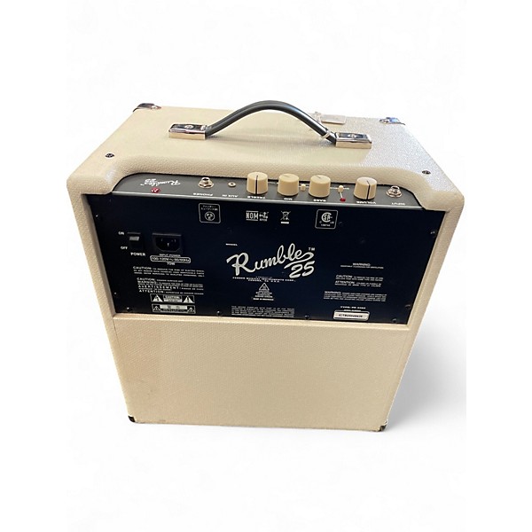 Used Fender Rumble 25 25W 1x10 Bass Combo Amp
