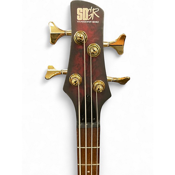 Used Ibanez SR300EDX Red Electric Bass Guitar