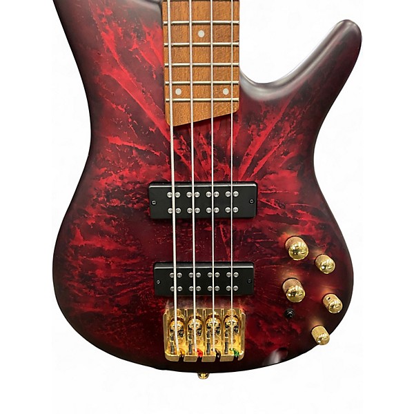Used Ibanez SR300EDX Red Electric Bass Guitar