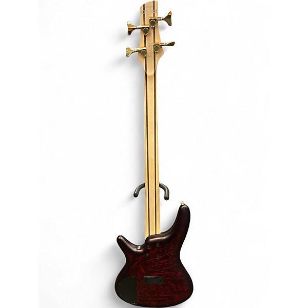 Used Ibanez SR300EDX Red Electric Bass Guitar