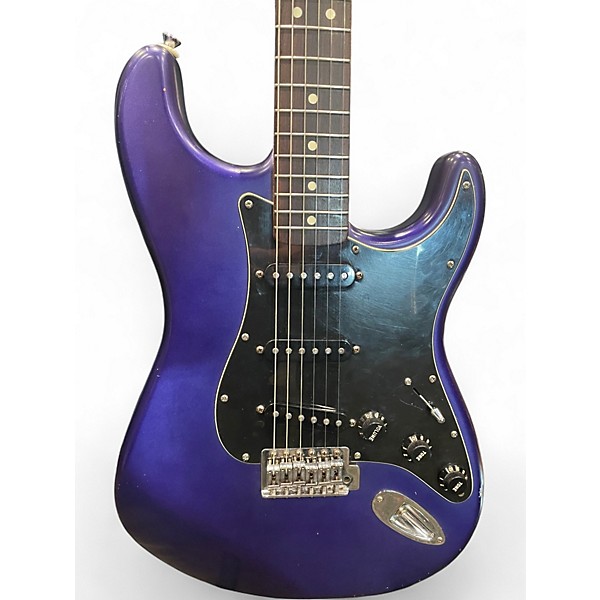 Used Fender Standard Stratocaster Purple Solid Body Electric Guitar