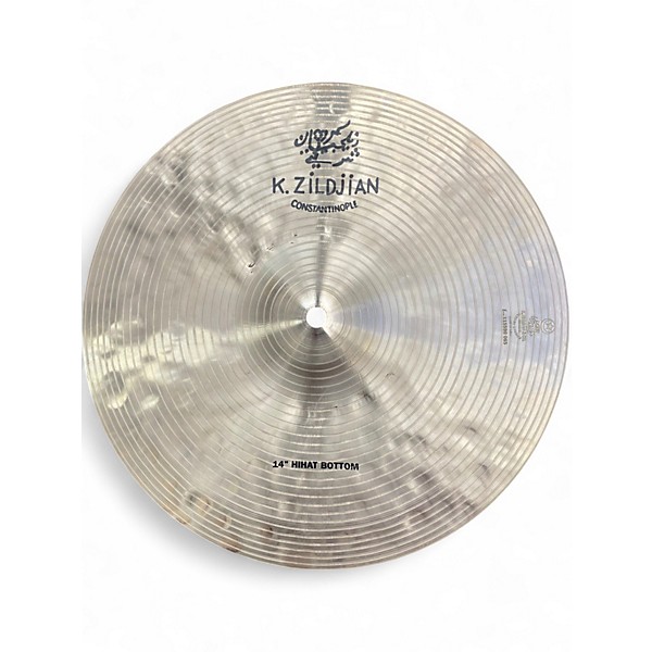 Used Zildjian 14in K Constantinople Hi Hat Pair Cymbal