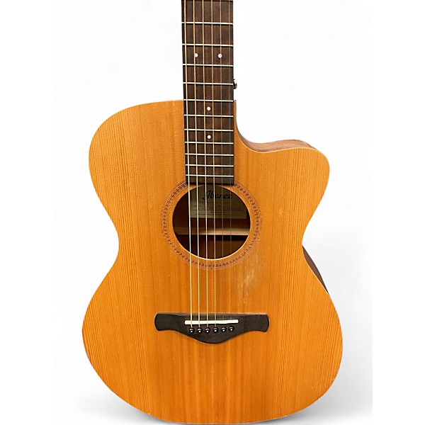 Used Ibanez AC150CE Natural Acoustic Electric Guitar