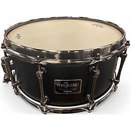 Used Majestic 6.5X14 Concert Snare Black Drum