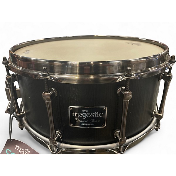 Used Majestic 6.5X14 Concert Snare Black Drum
