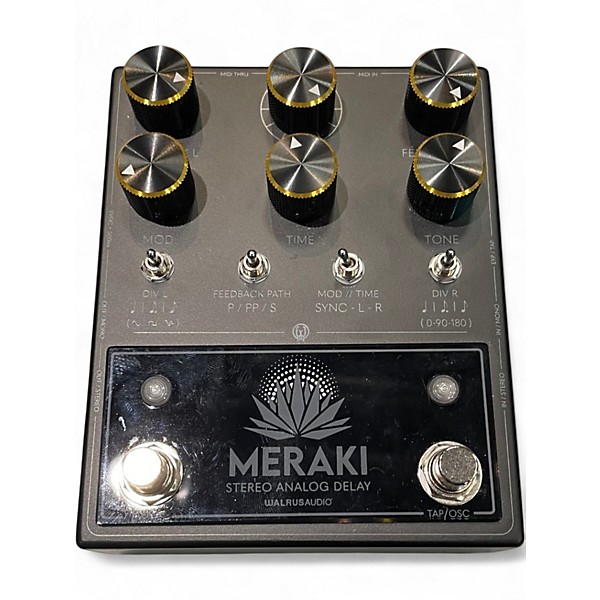 Used Meraki stereo analog delay Effect Pedal