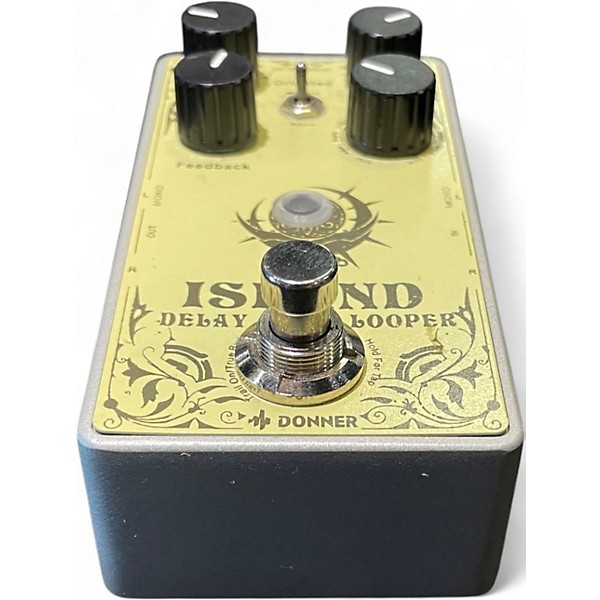 Used Donner ISLAND DELAY & LOOPER Effect Pedal