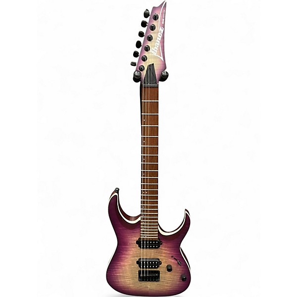 Used Ibanez RGA42FM Violet Burst Solid Body Electric Guitar