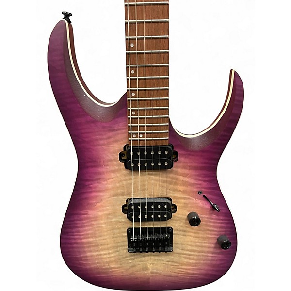 Used Ibanez RGA42FM Violet Burst Solid Body Electric Guitar