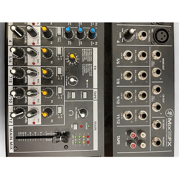 Used Mackie Mix12Fx Powered Mixer