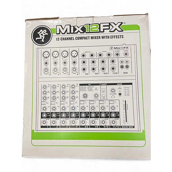Used Mackie Mix12Fx Powered Mixer
