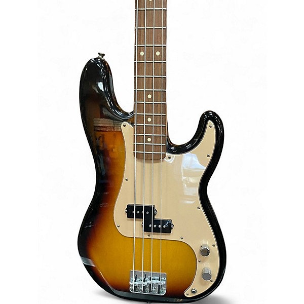 Used Fender Standard Precision Bass 2 Color Sunburst Electric Bass Guitar