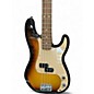 Used Fender Standard Precision Bass 2 Color Sunburst Electric Bass Guitar
