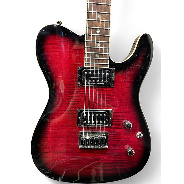 Used Fender Special Edition Custom Telecaster FMT HH BLACK CHERRY BURST Solid Body Electric Guitar