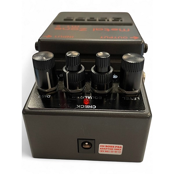 Used BOSS MT2 Metal Zone Distortion Effect Pedal