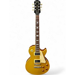 Used Epiphone Les Paul Standard Gold Top Solid Body Electric Guitar