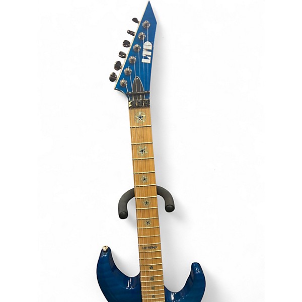 Used ESP LTD MH103QM Trans Blue Solid Body Electric Guitar