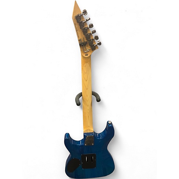 Used ESP LTD MH103QM Trans Blue Solid Body Electric Guitar