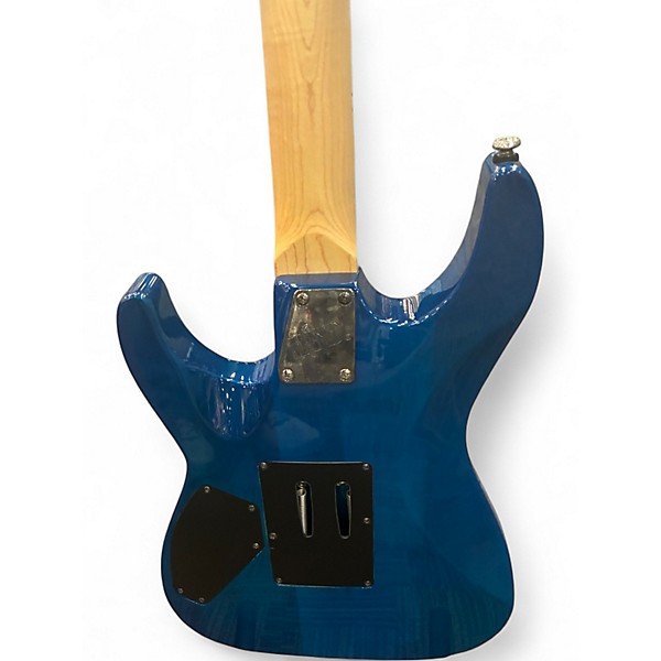 Used ESP LTD MH103QM Trans Blue Solid Body Electric Guitar
