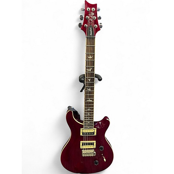 Used PRS SE Standard 24 Red Stain Solid Body Electric Guitar