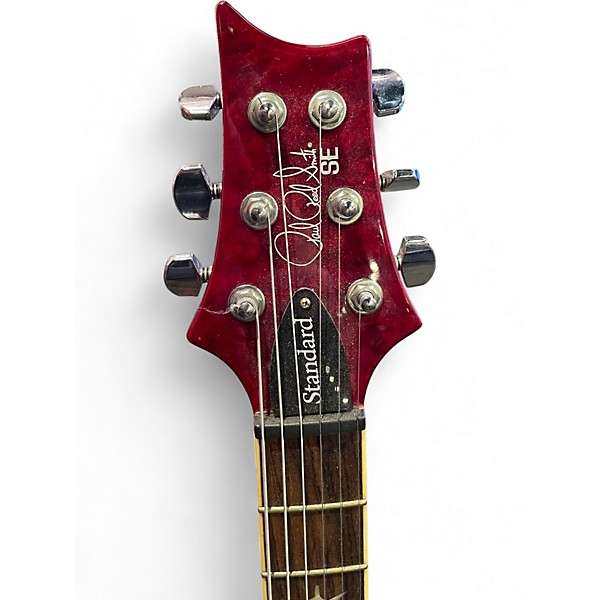 Used PRS SE Standard 24 Red Stain Solid Body Electric Guitar