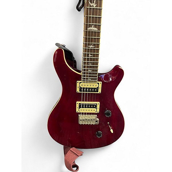 Used PRS SE Standard 24 Red Stain Solid Body Electric Guitar
