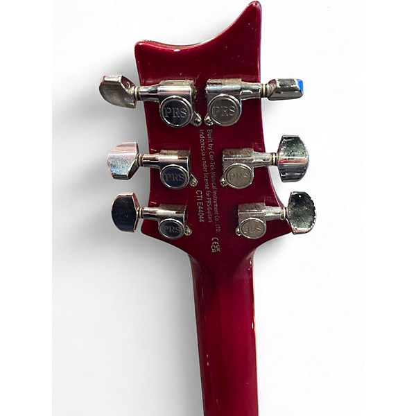 Used PRS SE Standard 24 Red Stain Solid Body Electric Guitar