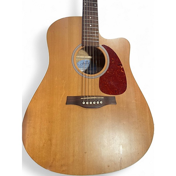 Used Seagull Entourage Natural Spruce CW QI Natural Acoustic Electric Guitar