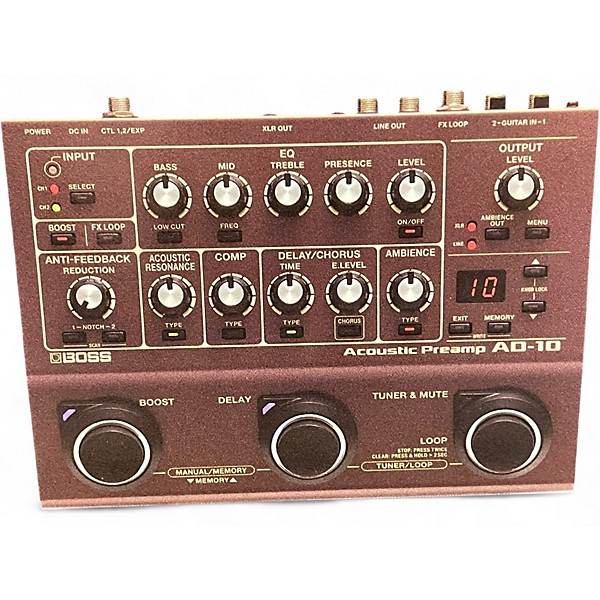 Used BOSS AD10 Acoustic Effect Processor