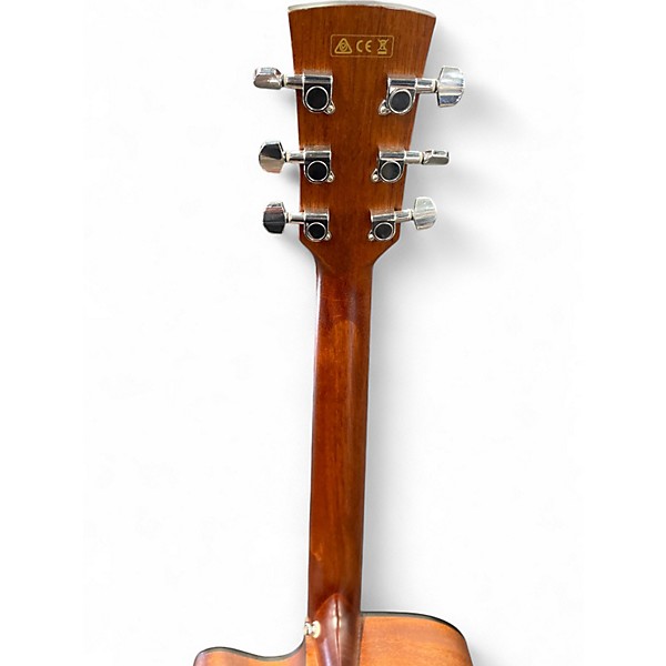 Used Ibanez AW54CEOPN Natural Acoustic Electric Guitar