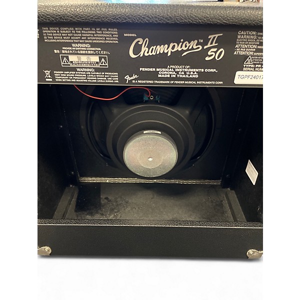 Used Fender Champion II 50 Guitar Combo Amp