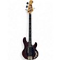 Used Sterling by Music Man Sub 4 WINE RD  Electric Bass Guitar thumbnail