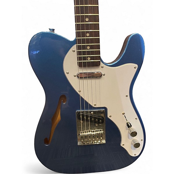 Used Squier Classic Vibe Telecaster Thinline Lake Placid Blue Hollow Body Electric Guitar