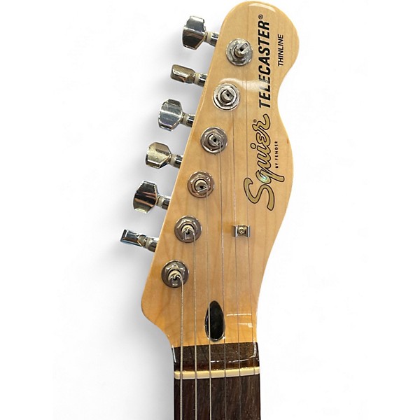 Used Squier Classic Vibe Telecaster Thinline Lake Placid Blue Hollow Body Electric Guitar
