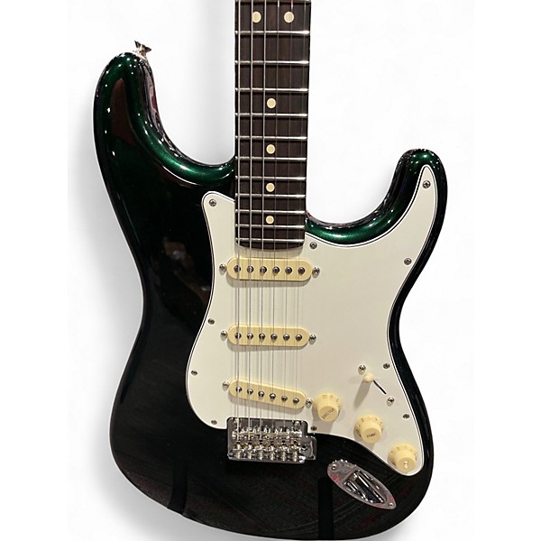Used 2024 Fender 70th Anniversary Player II Stratocaster British Racing Green Solid Body Electric Guitar