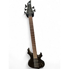 Used ESP LTD F205 5 String Black Electric Bass Guitar