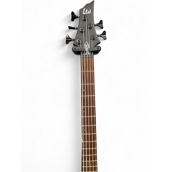 Used ESP LTD F205 5 String Black Electric Bass Guitar
