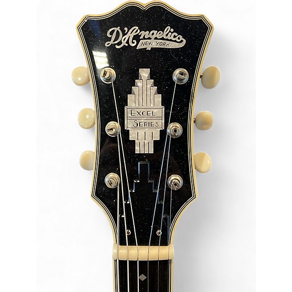 Used D'Angelico Excel Mini DC Tour Slate Blue Hollow Body Electric Guitar