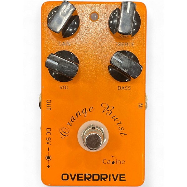 Used Cadine ORANGE BURST OVERDRIVE Effect Pedal