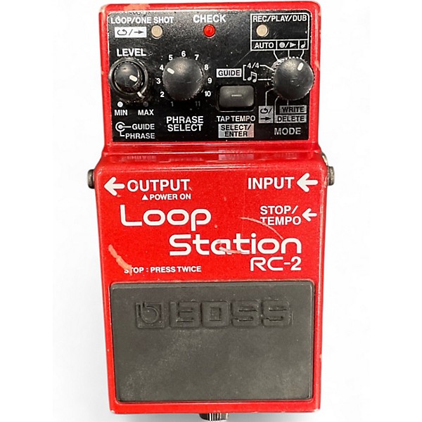 Used BOSS RC2 Loop Station Pedal