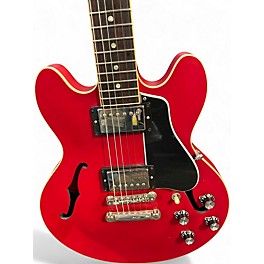 Used 2016 Gibson Custom Shop ES-339 Satin Cherry Hollow Body Electric Guitar
