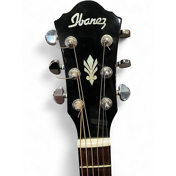 Used Ibanez AE16-OP-02 Black Acoustic Electric Guitar